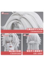 1/3 Delusion Honkai Star Rail Yingxing Grey White Cosplay Wig